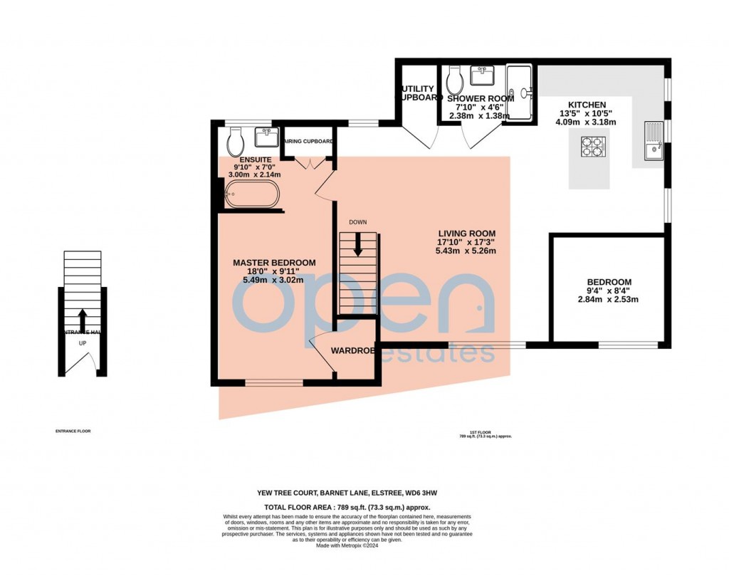 Floorplans For Yew Tree Court, Barnet Lane, Elstree